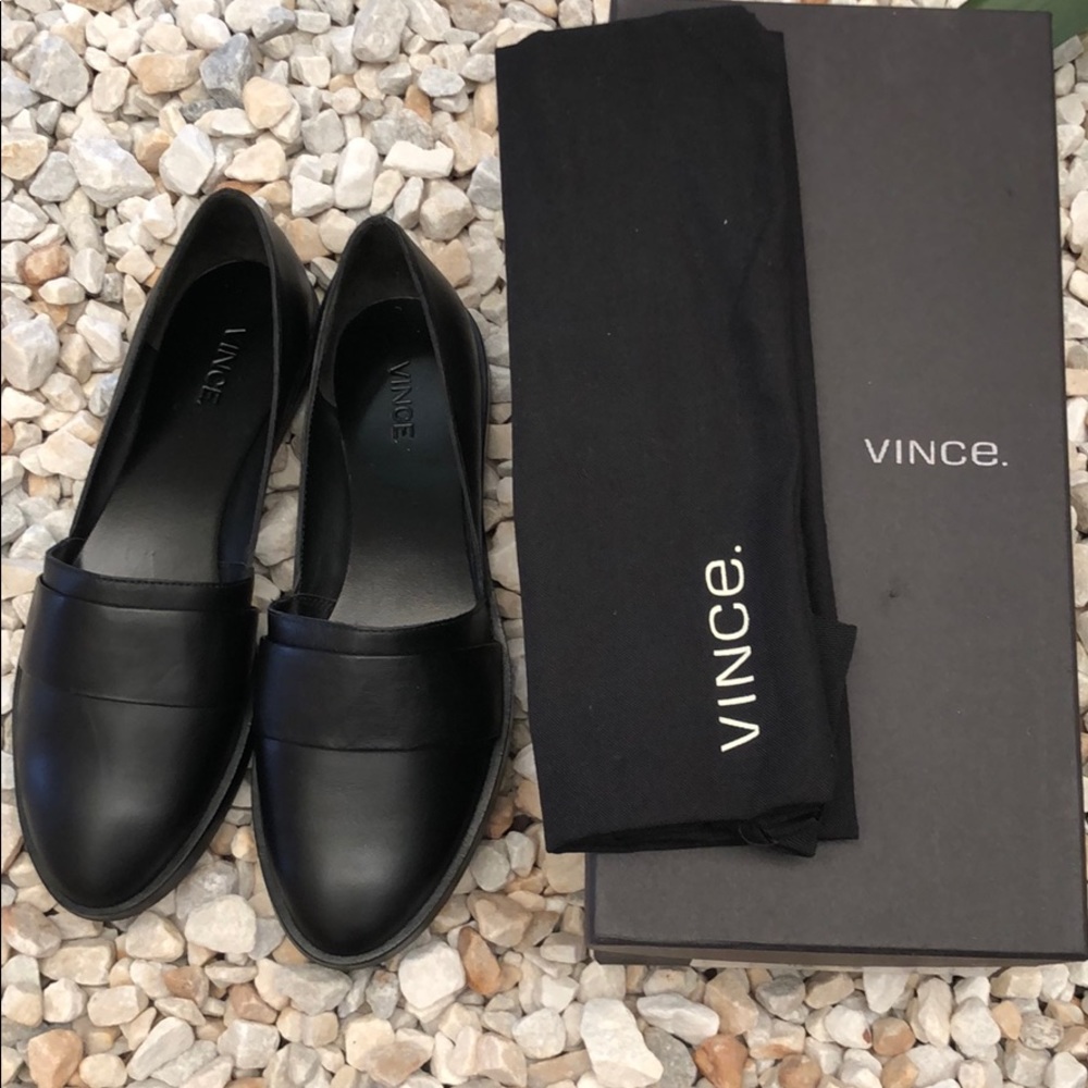 Vince mason flat sz7.5 black brand new